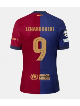 Moški Nogometna dresi replika Barcelona Robert Lewandowski #9 Domači 2024-25 Kratek rokav